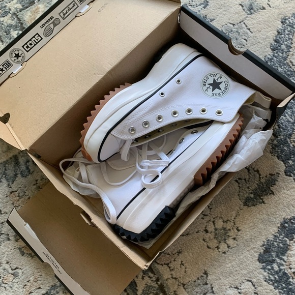 New with box white Converse Run Star Hike Platform Canvas - Picture 2 of 13